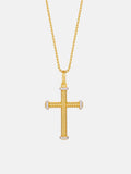 Solid Gold Teutonic Cross Pendant
