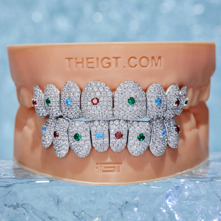 Pave Setting Rimless Gemstone Grillz