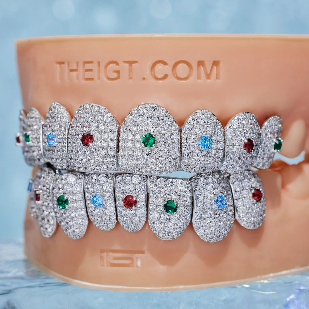 Pave Setting Rimless Gemstone Grillz