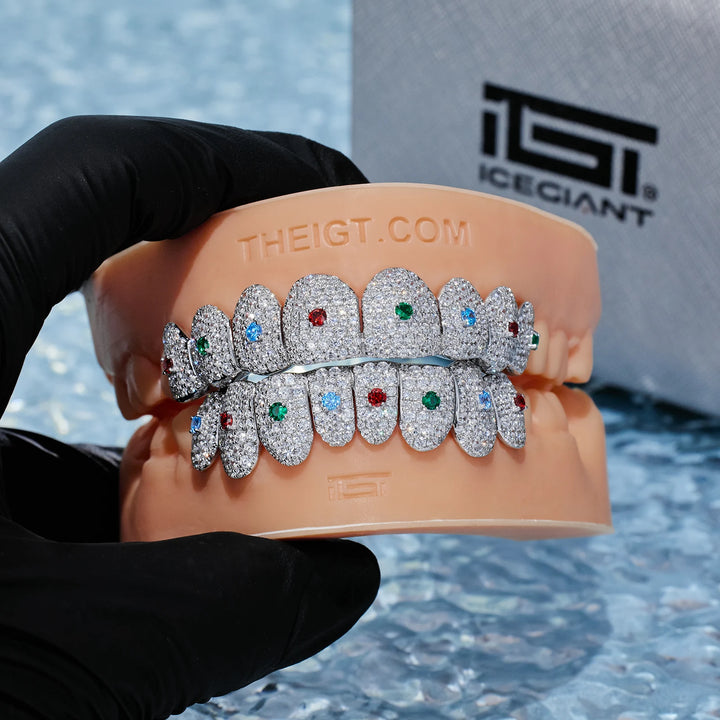 Pave Setting Rimless Gemstone Grillz