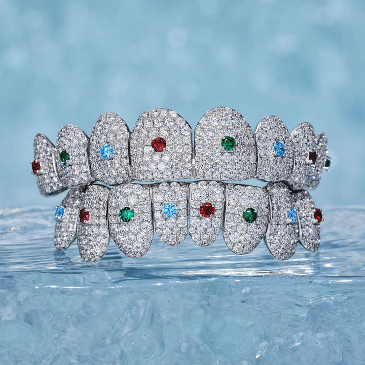 Pave Setting Rimless Gemstone Grillz