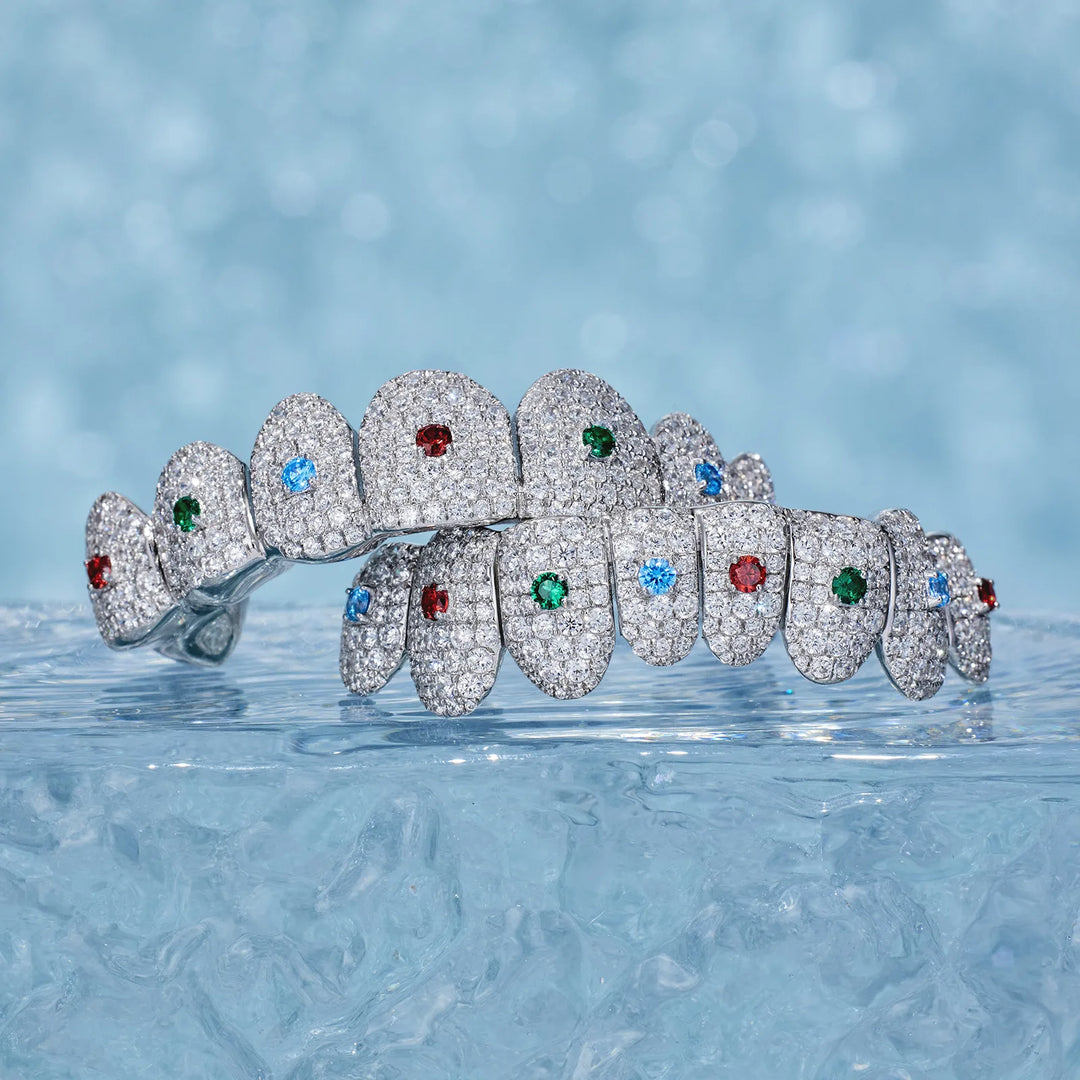 Pave Setting Rimless Gemstone Grillz