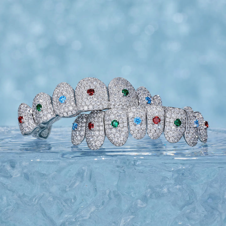 Pave Setting Rimless Gemstone Grillz