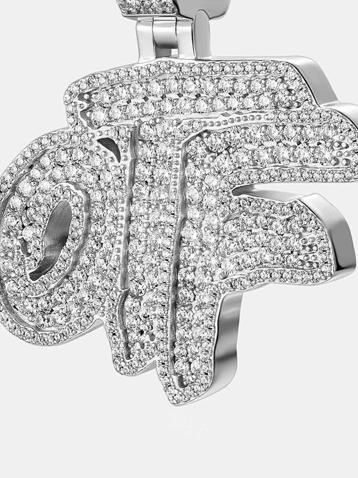 Custom Made OTF Moissanite Pendant