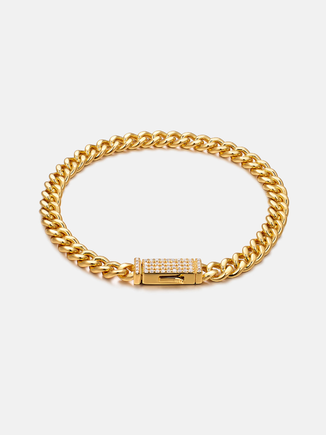 S925 5mm Miami Micro Cuban With Moissanite Clasp