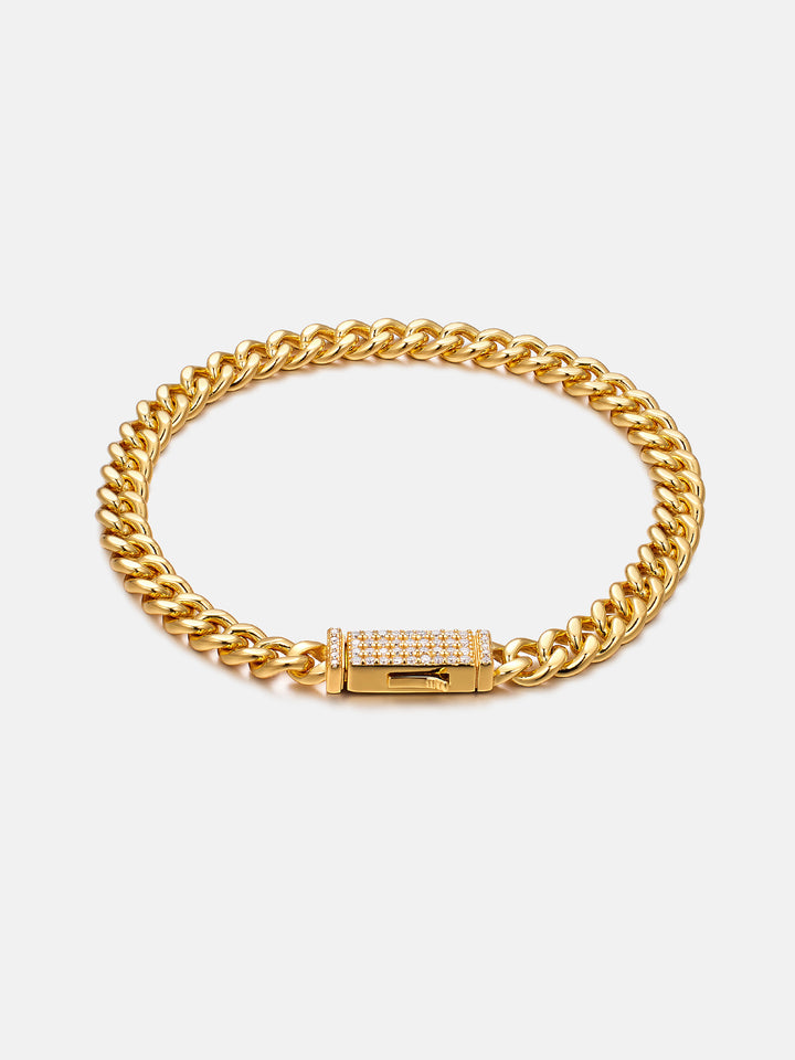 S925 5mm Miami Micro Cuban With Moissanite Clasp