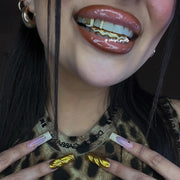 Top Open Face W Bottom Diamond Bar