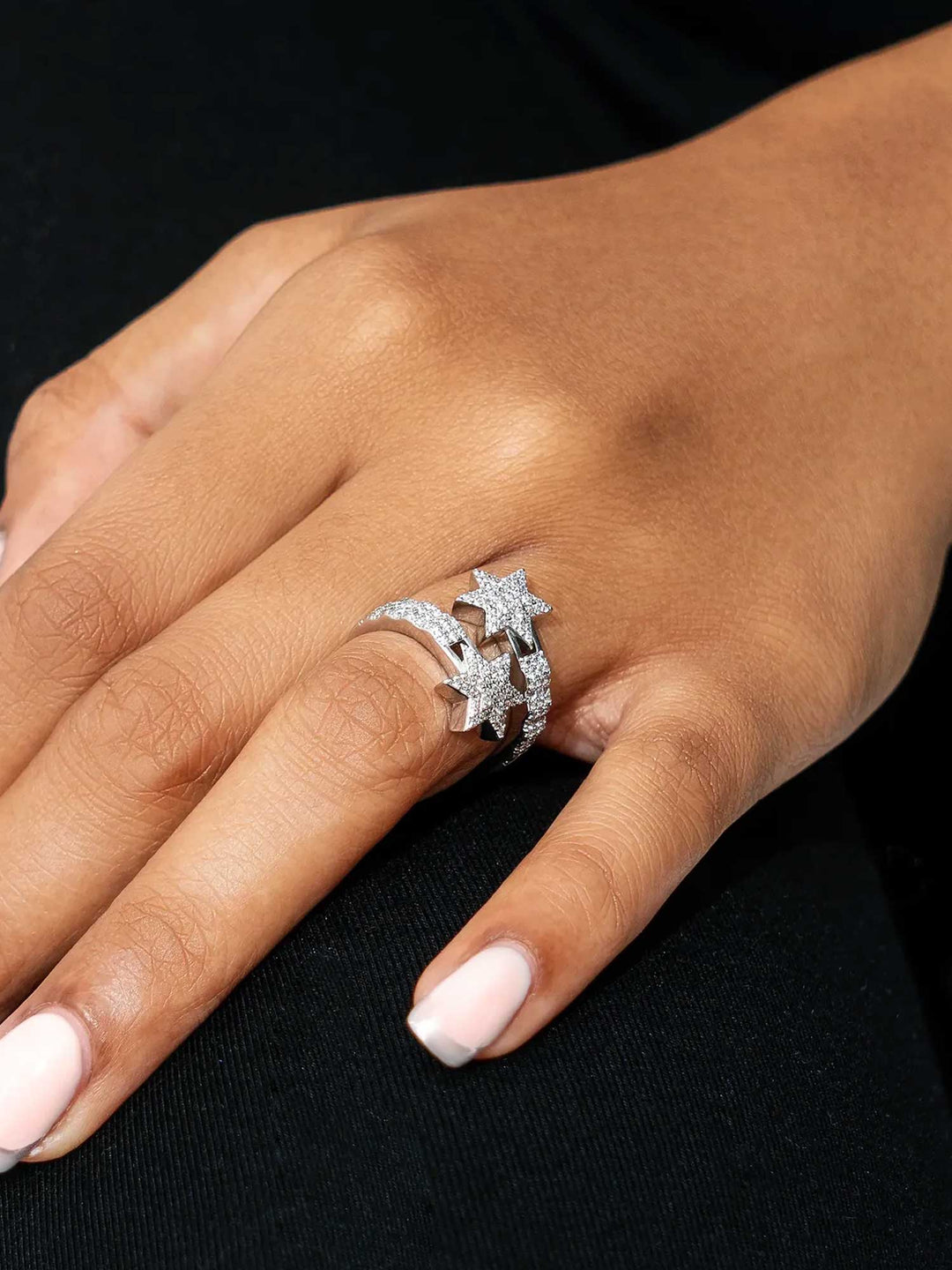 S925 Moissanite Pentagram Ring