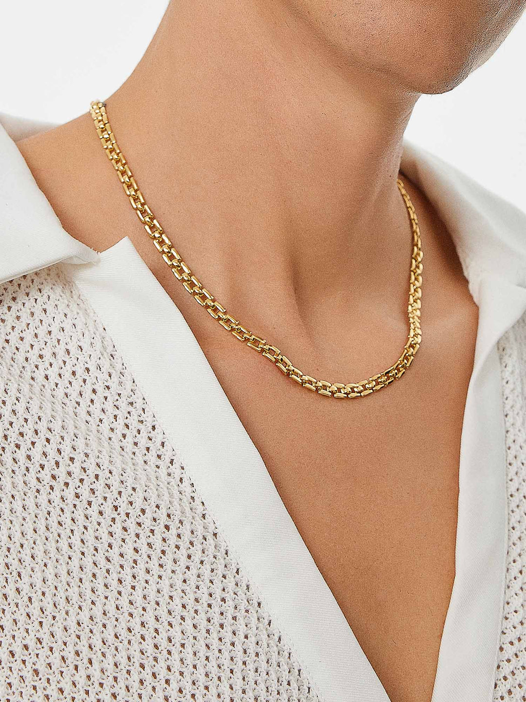 6mm Italian Silver Square Link Chain