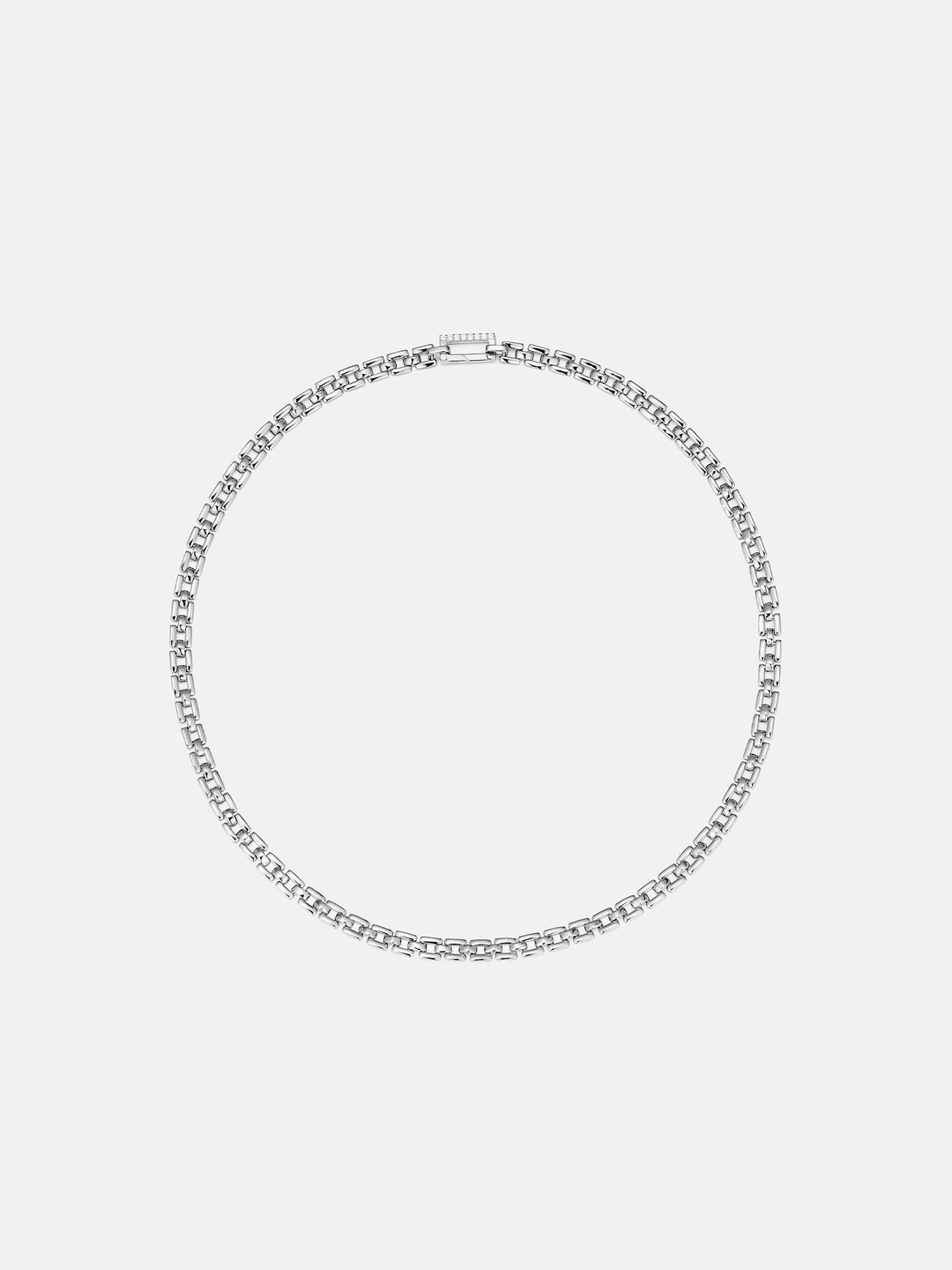 6mm Italian Silver Square Link Chain