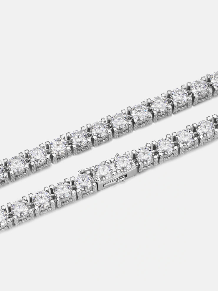 5MM Full Iced Moissanite Tennis Bracelet