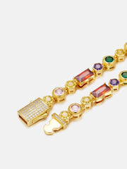 Colored Gemstone Chain