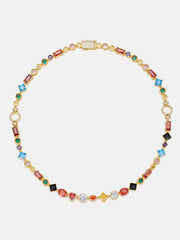 Colored Gemstone Chain