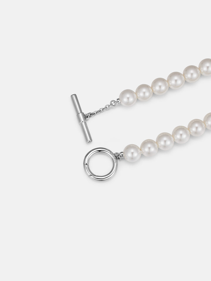 7mm Classic Pearl Chain Or Bracelet With OT Clasp