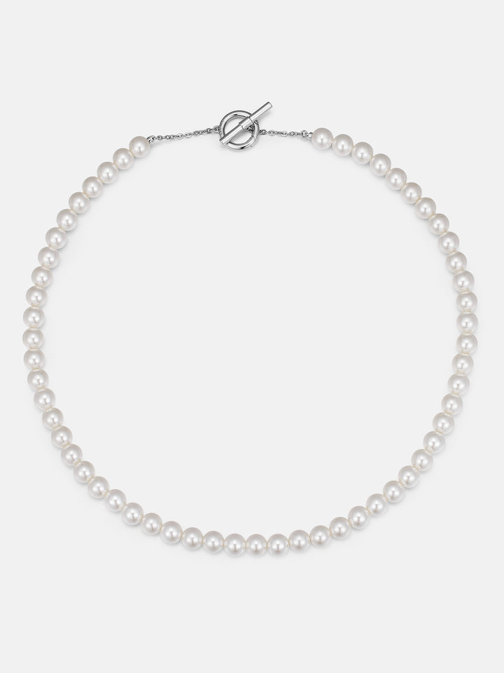 7mm Classic Pearl Chain Or Bracelet With OT Clasp