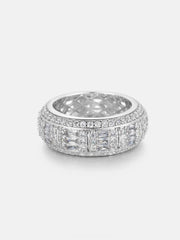 Multi Row Moissanite Baguette Ring 1.9ctw