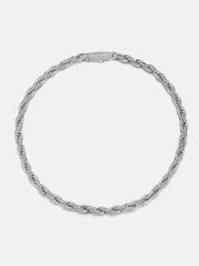8MM Iced Out Moissanite Rope Chain