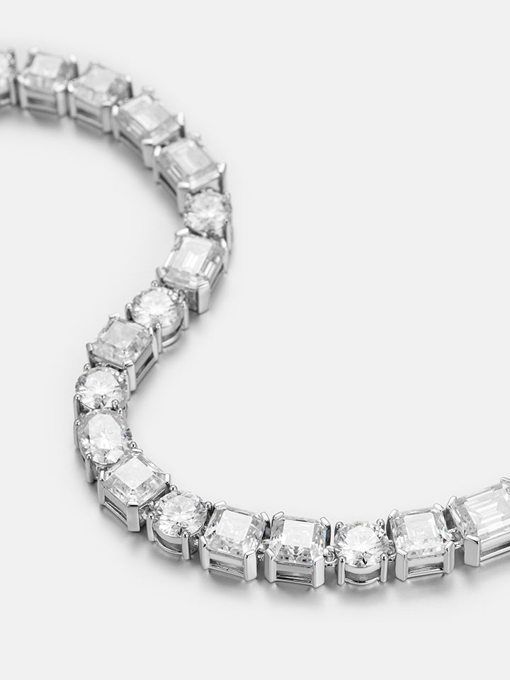 8MM Multi Shape Moissanite Tennis Chain