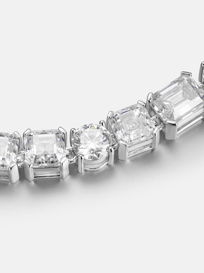 8MM Multi Shape Moissanite Tennis Chain