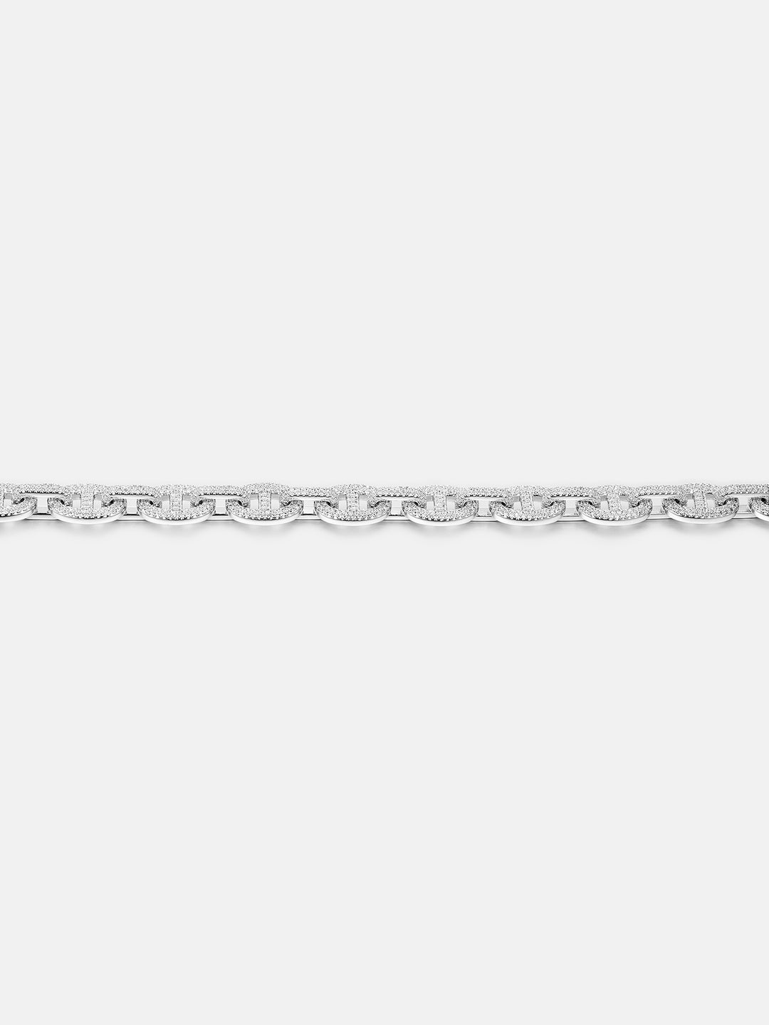 8MM S925 Moissanite G-Link Bracelet