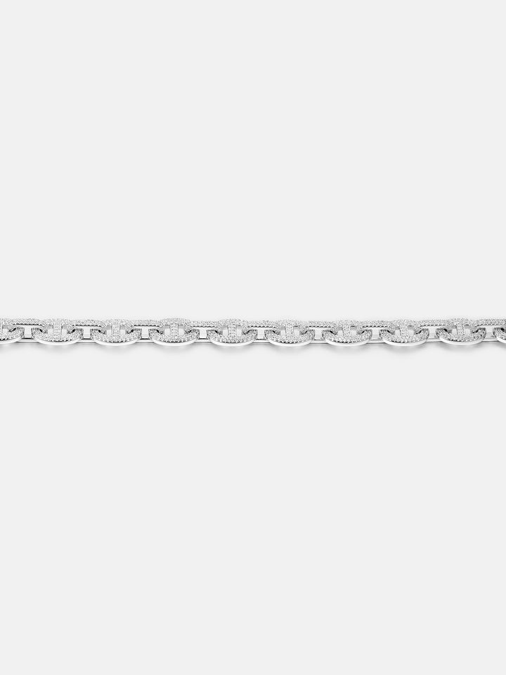 8MM S925 Moissanite G-Link Bracelet
