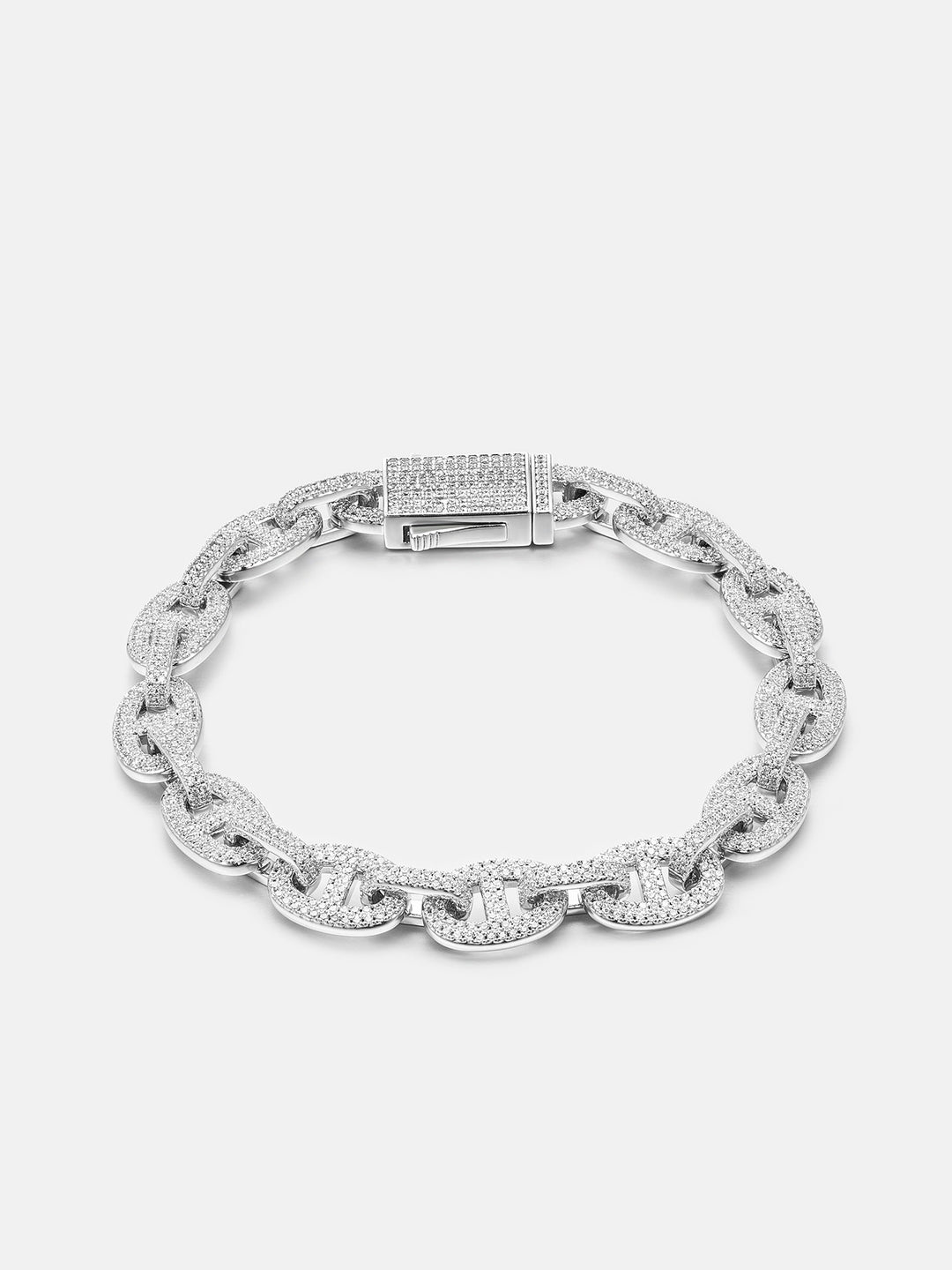 8MM S925 Moissanite G-Link Bracelet
