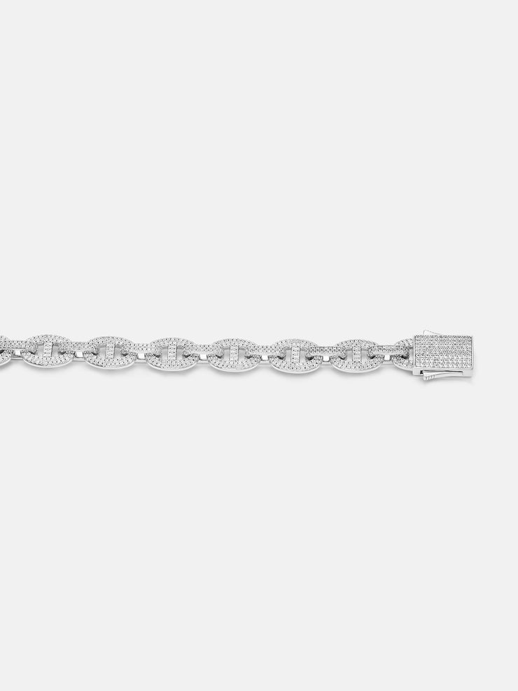 8MM S925 Moissanite G-Link Bracelet