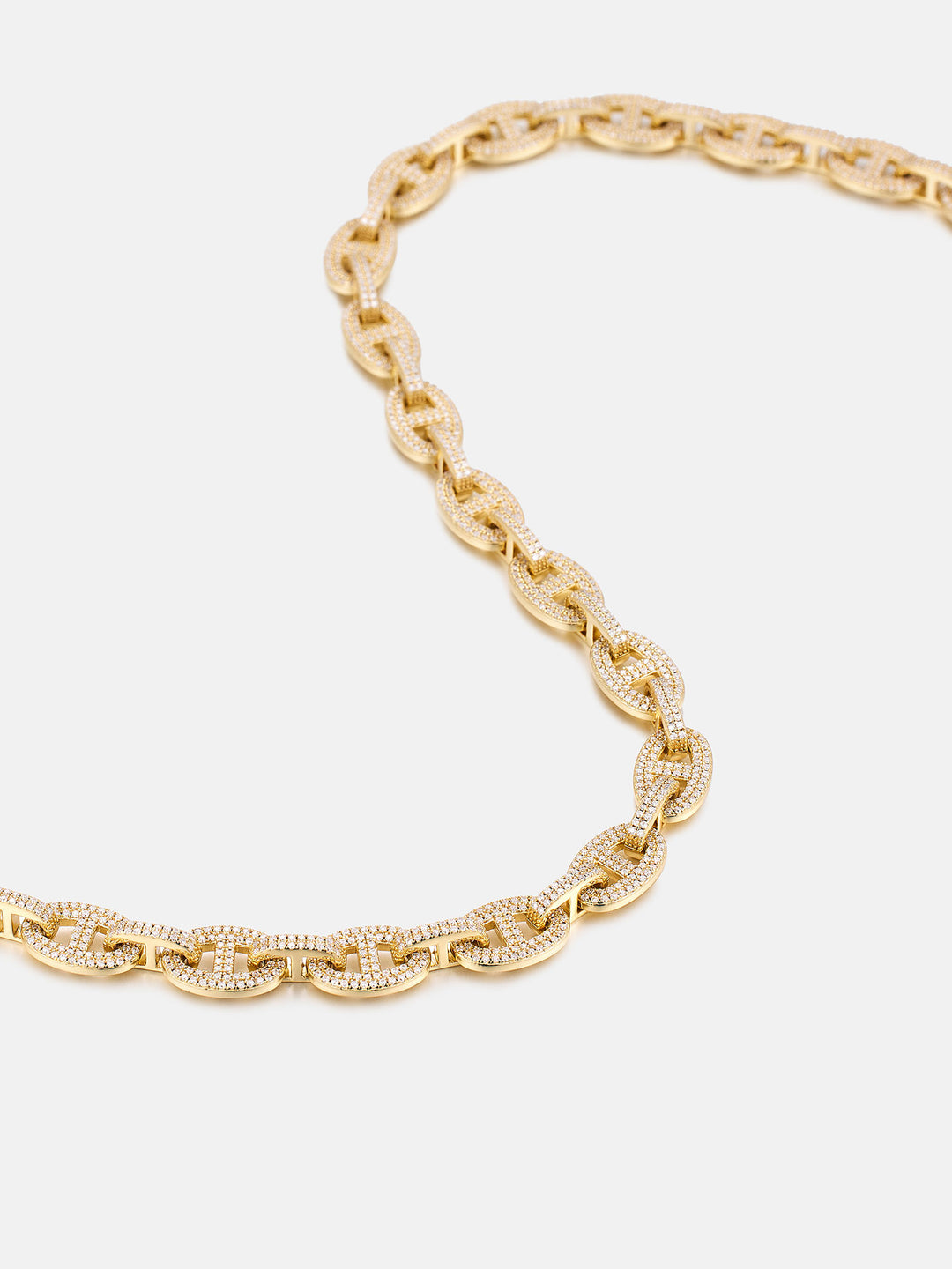 8MM S925 Moissanite G-Link Chain