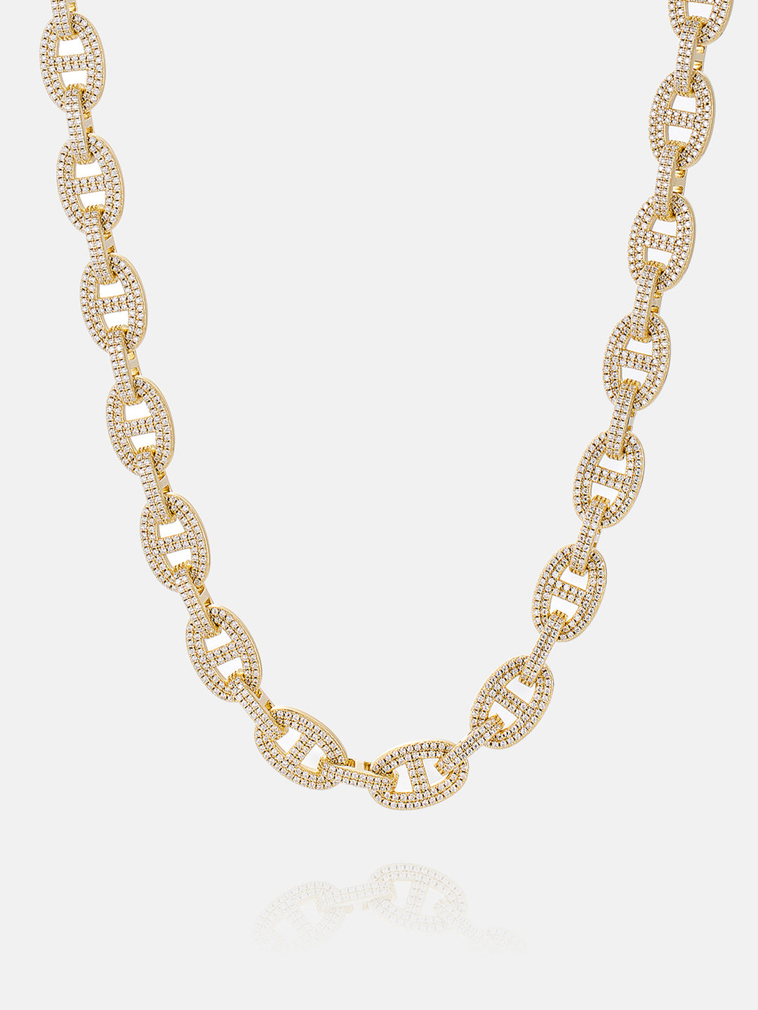 8MM S925 Moissanite G-Link Chain