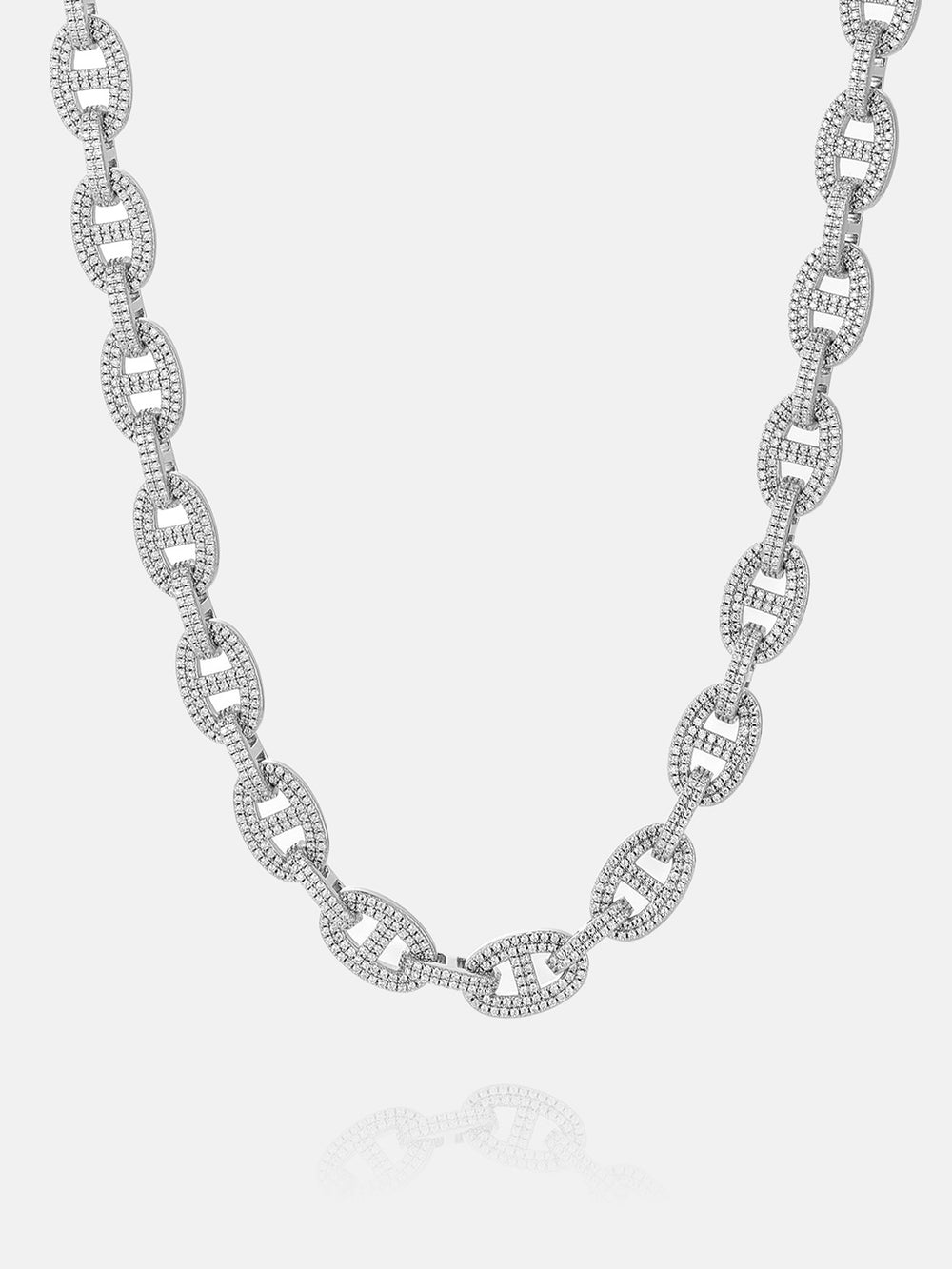 8MM S925 Moissanite G-Link Chain