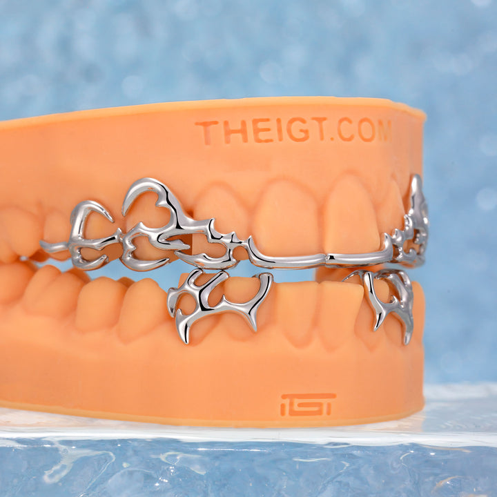 8 Top 6 Bottom Tribal Grillz