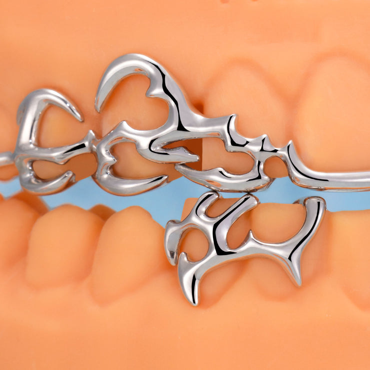 8 Top 6 Bottom Tribal Grillz
