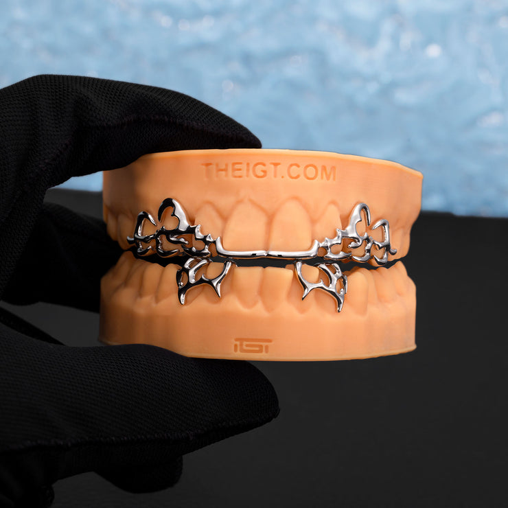 8 Top 6 Bottom Tribal Grillz