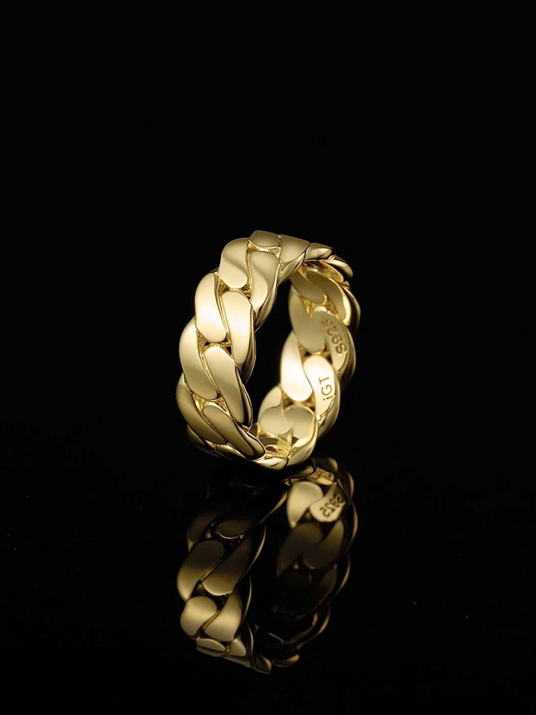 8mm S925 Cuban Ring