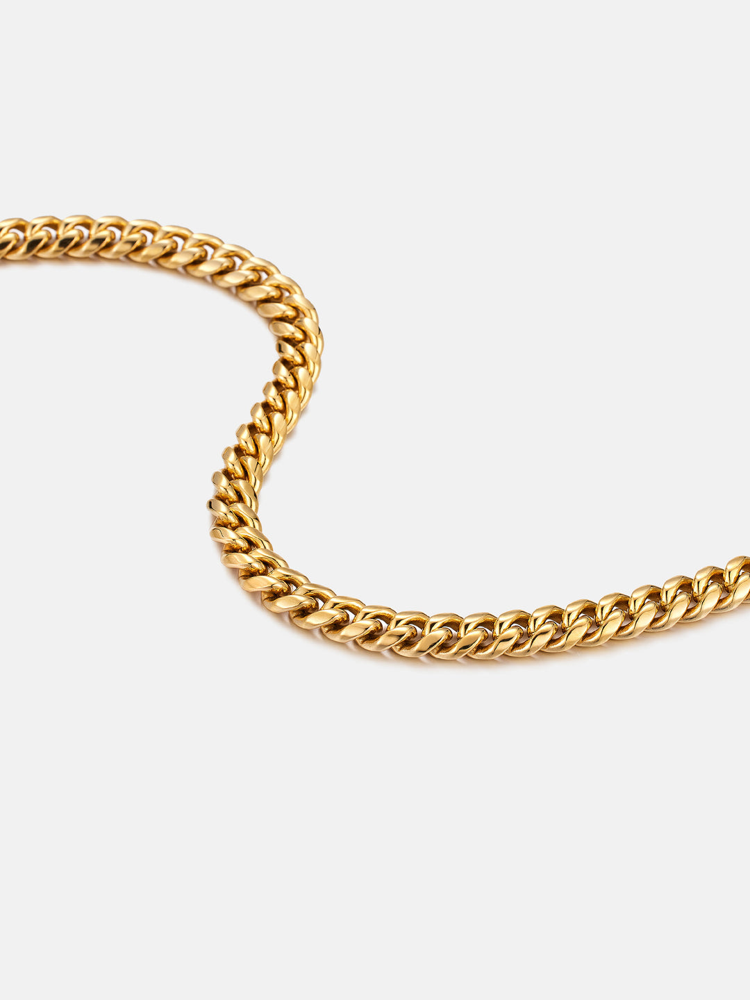 8mm Miami Cuban Link with Moissanite Clasp