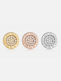 8mm S925 Round Moissanite Stud Earrings