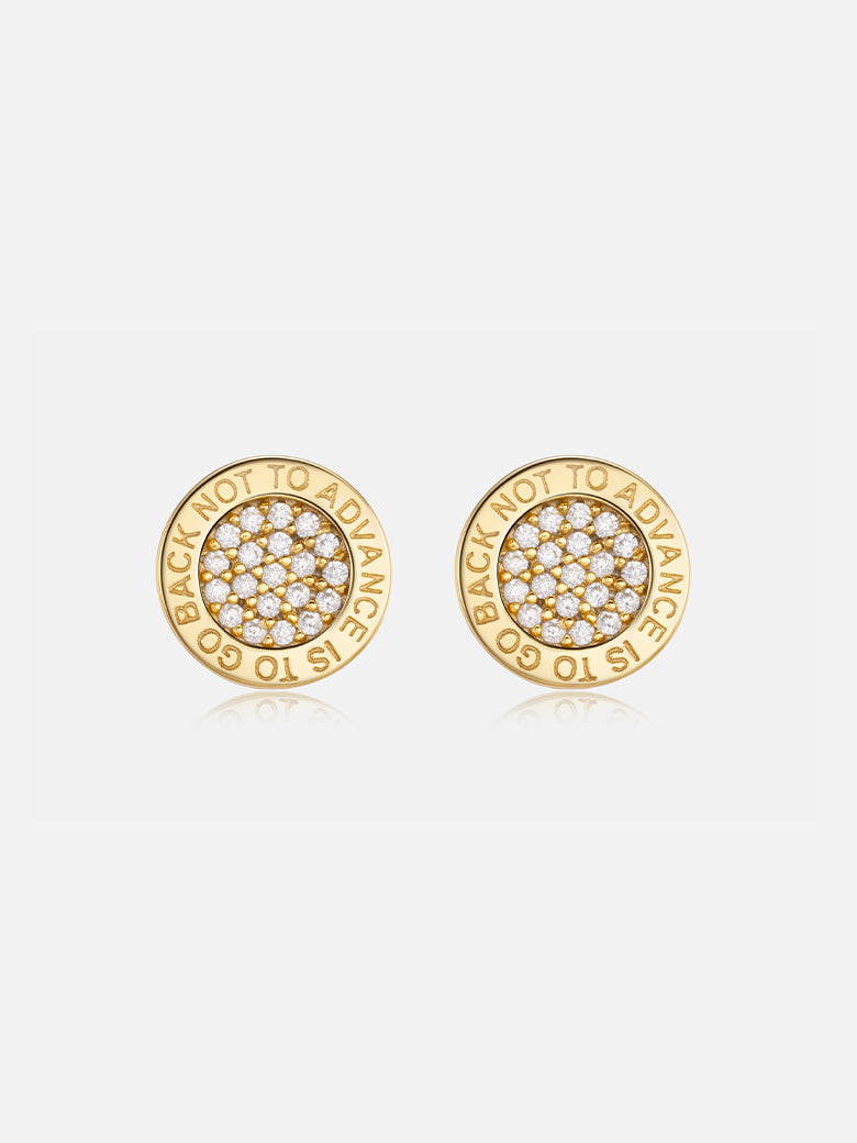 8mm S925 Round Moissanite Stud Earrings
