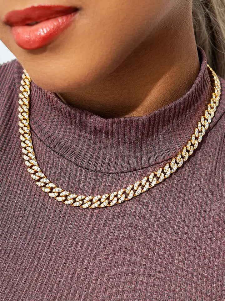 S925 Moissanite Cuban Chain or Bracelet