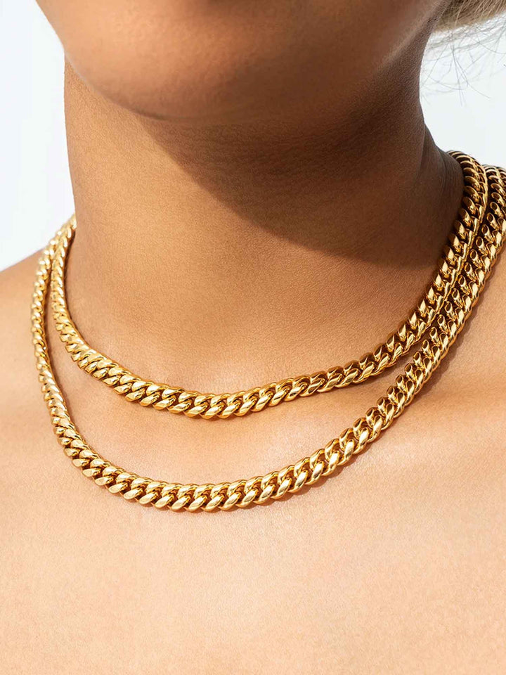 Custom 8mm Miami Cuban Link Chain Or Bracelet With Moissanite Clasp