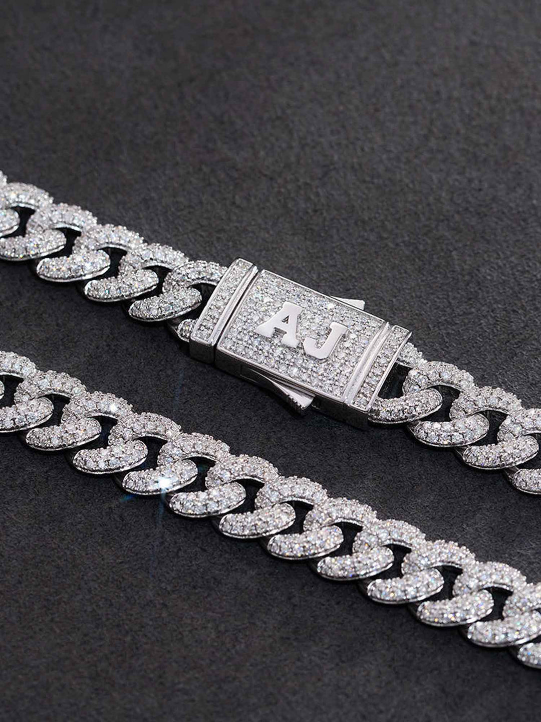 S925 Moissanite Cuban Chain or Bracelet