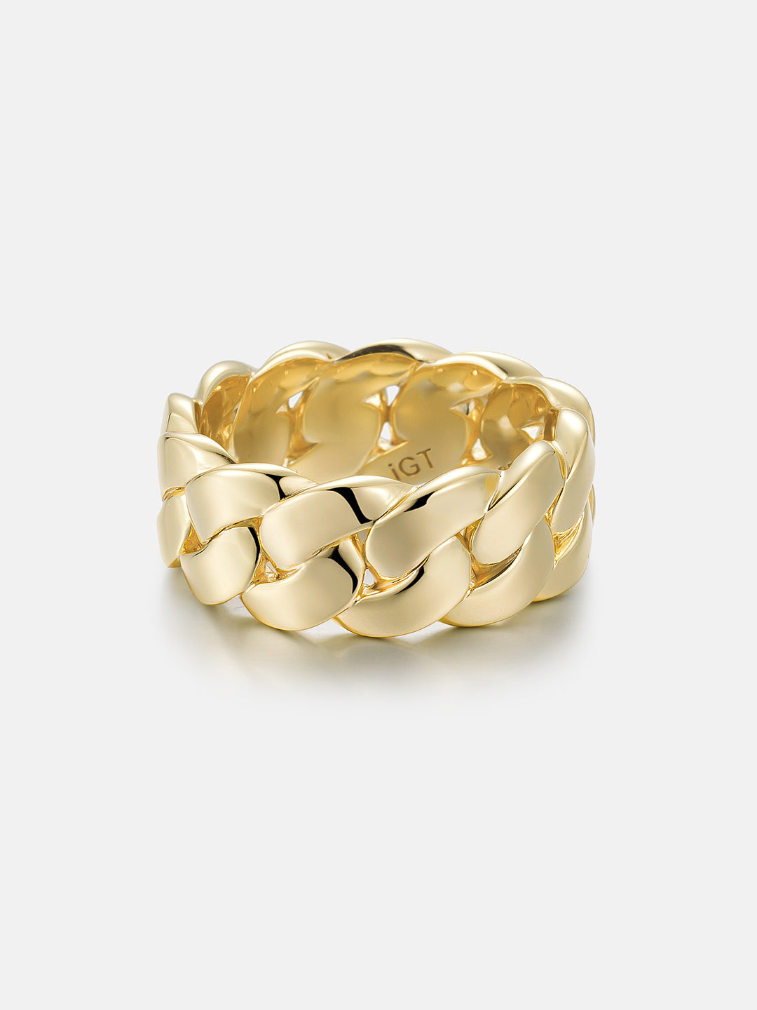 Solid Gold 8mm Miami Cuban Ring - deposit