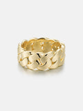 Solid Gold 8mm Miami Cuban Ring - deposit