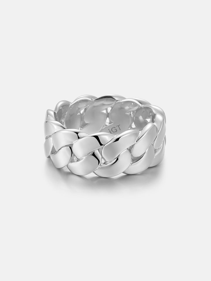 Solid Gold 8mm Miami Cuban Ring - deposit