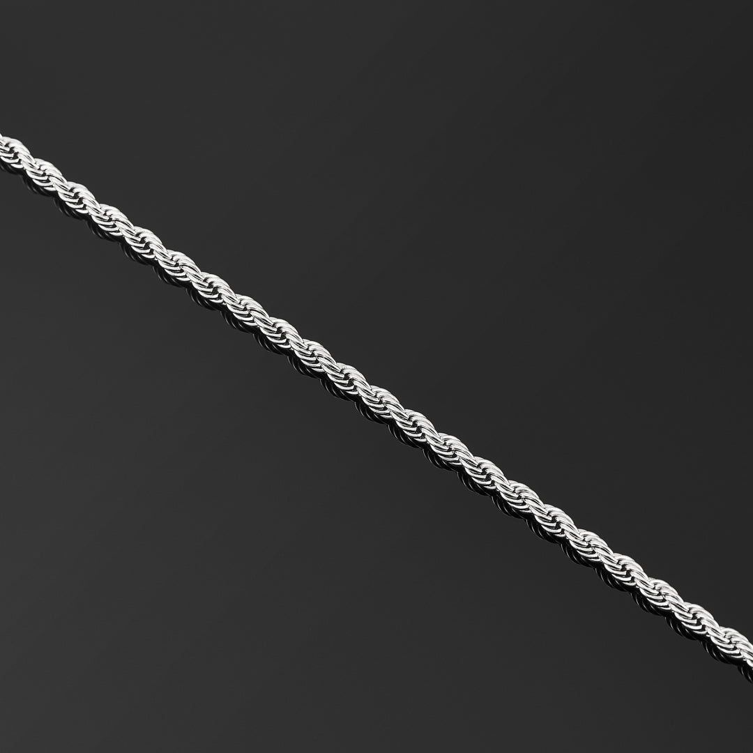 925 Sterling Silver 2.3mm Rope Chain
