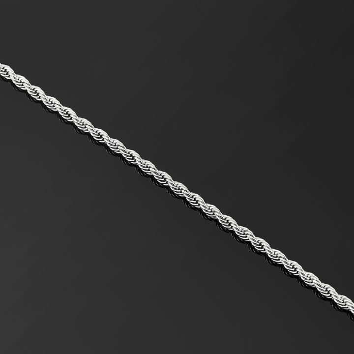 925 Sterling Silver 2.3mm Rope Chain