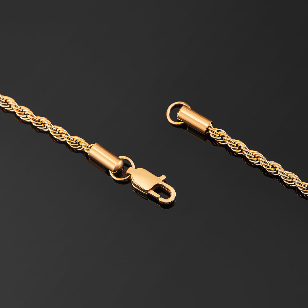 925 Sterling Silver 2.3mm Rope Chain