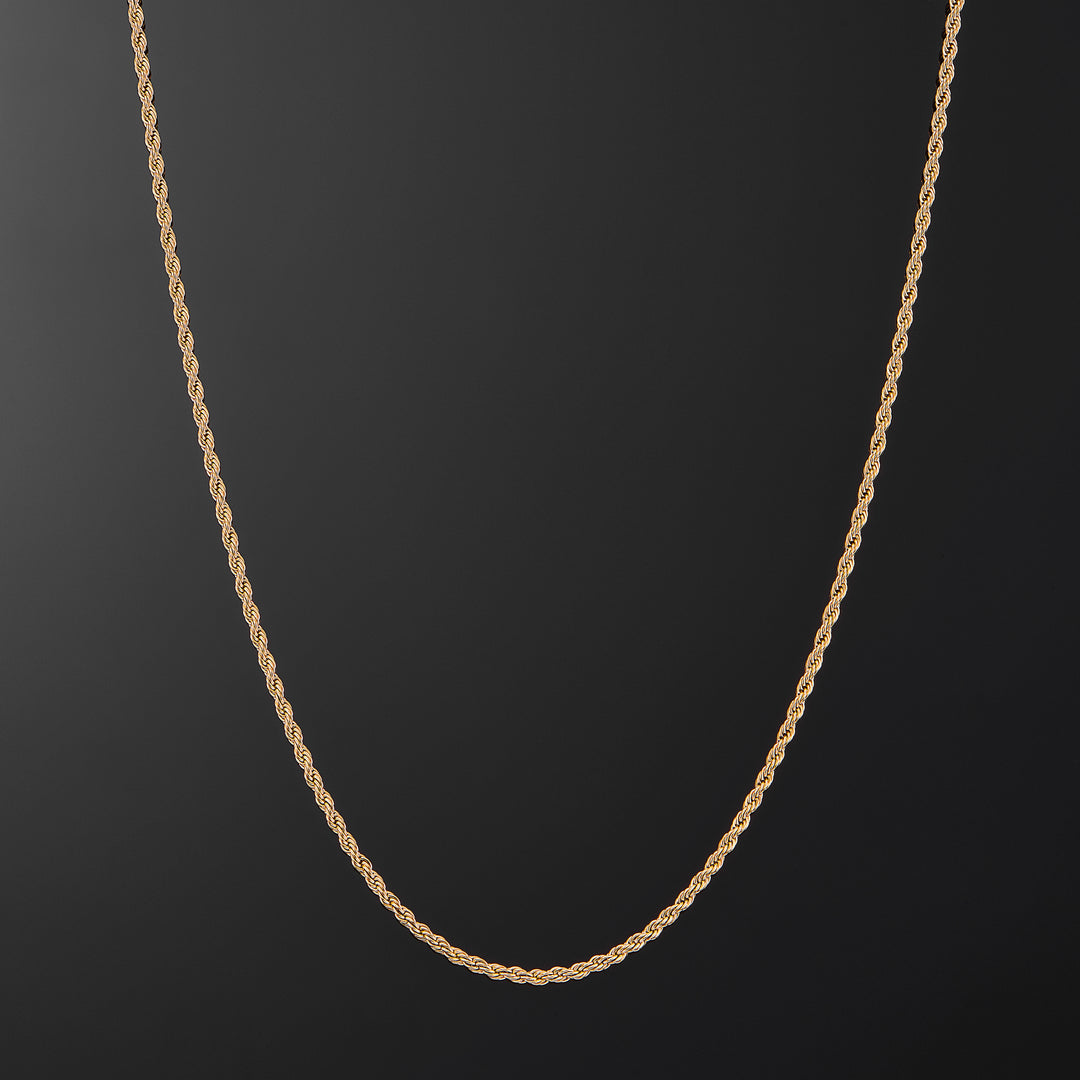 925 Sterling Silver 2.3mm Rope Chain