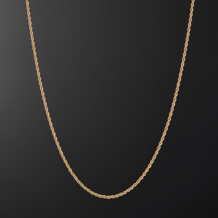 925 Sterling Silver 2.3mm Rope Chain