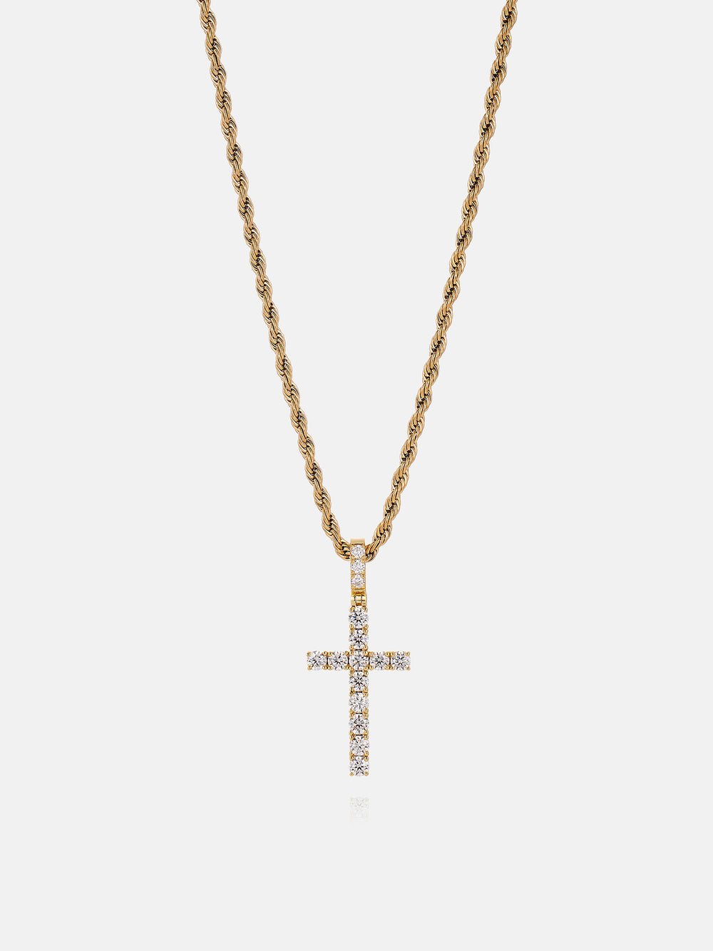S925 Moissanite Cross Pendant 2.1ct