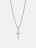 S925 Moissanite Cross Pendant 2.1ct